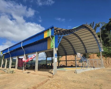 DOS RIOS PUMIRI CELEBRA 41 ANIVERSARIO, CON LA ENTREGA DE MODERNO TINGLADO POLIFUNCIONAL