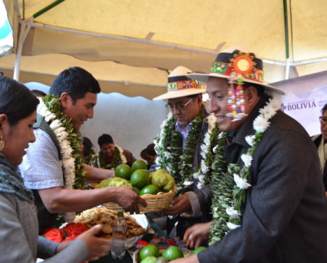 GESTIÓN GUBERNAMENTAL APOYA LA PRODUCCIÓN AGROPECUARIA EN MUNICIPIOS DE COCHABAMBA